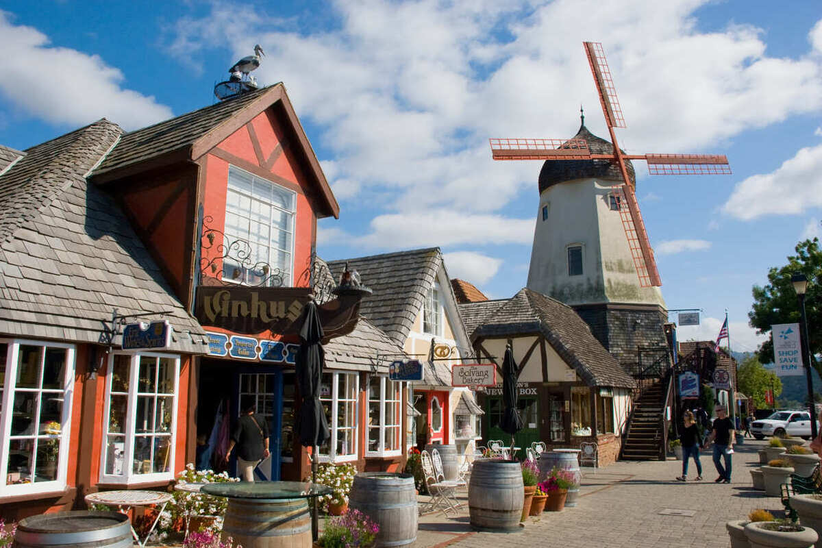 The Danish Street In Solvang, California, United States