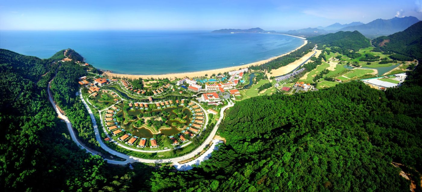 Vietnam Golf Coast Clubs glow beyond the Greens